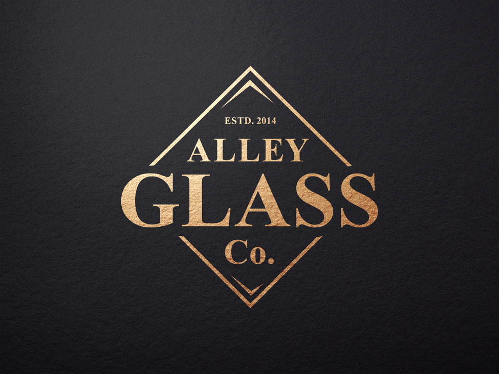 Logo Design by apik. for Alley Glass company  | Design #31227127