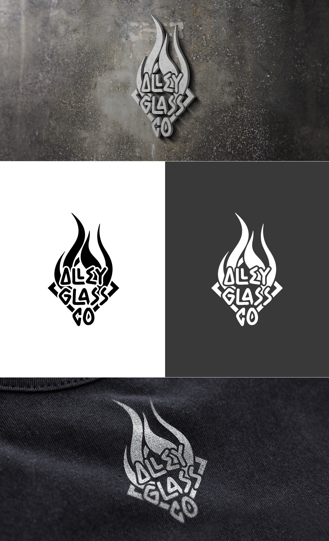 Logo Design by GLDesigns for Alley Glass company  | Design #31223946