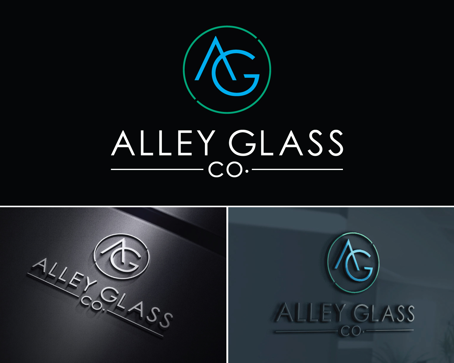 Logo Design by Atec for Alley Glass company  | Design #31229301