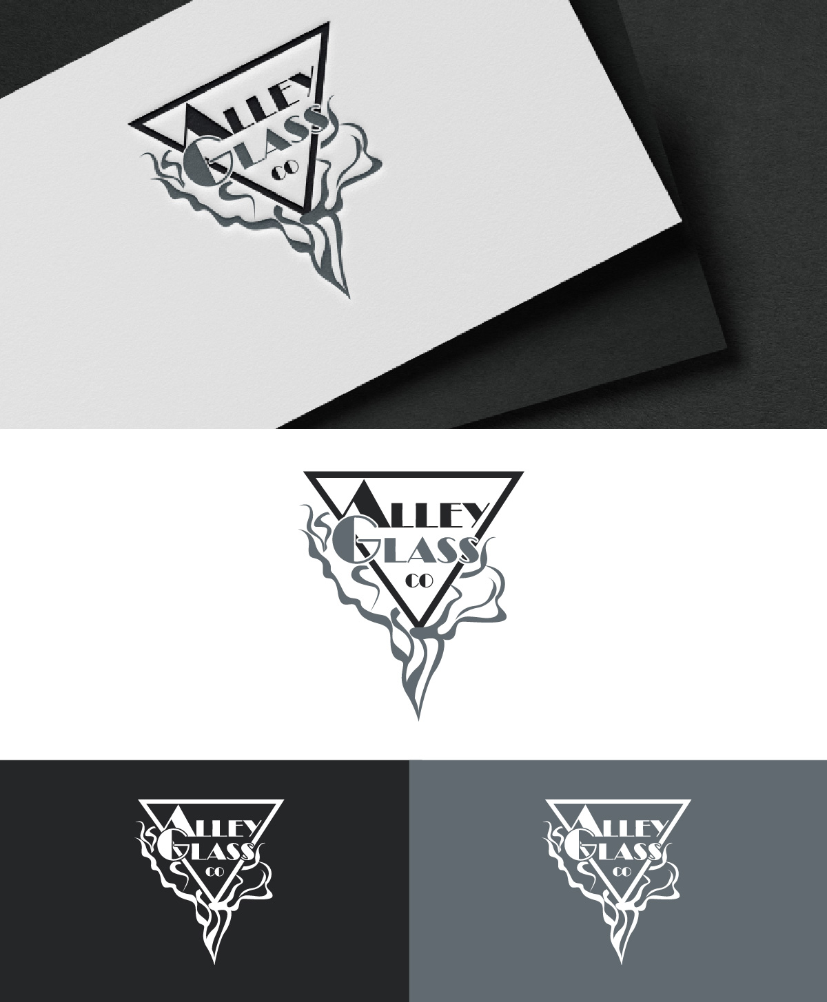 Logo Design by fly  design for Alley Glass company  | Design #31228584