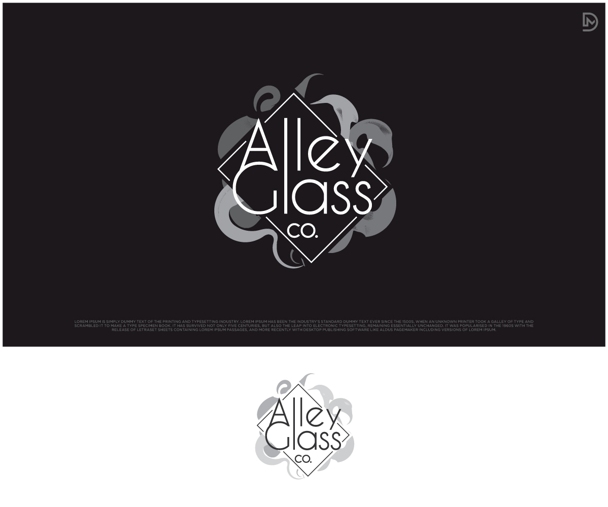Logo Design by D_Mantra for Alley Glass company  | Design #31227788