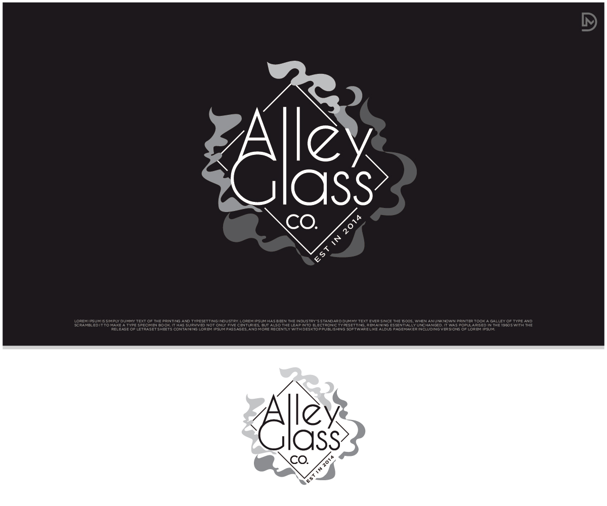 Logo Design by D_Mantra for Alley Glass company  | Design #31240544