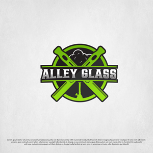 Logo Design by Tan-D for Alley Glass company  | Design: #31229183