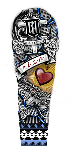 Tattoo Design by John Mark Arts