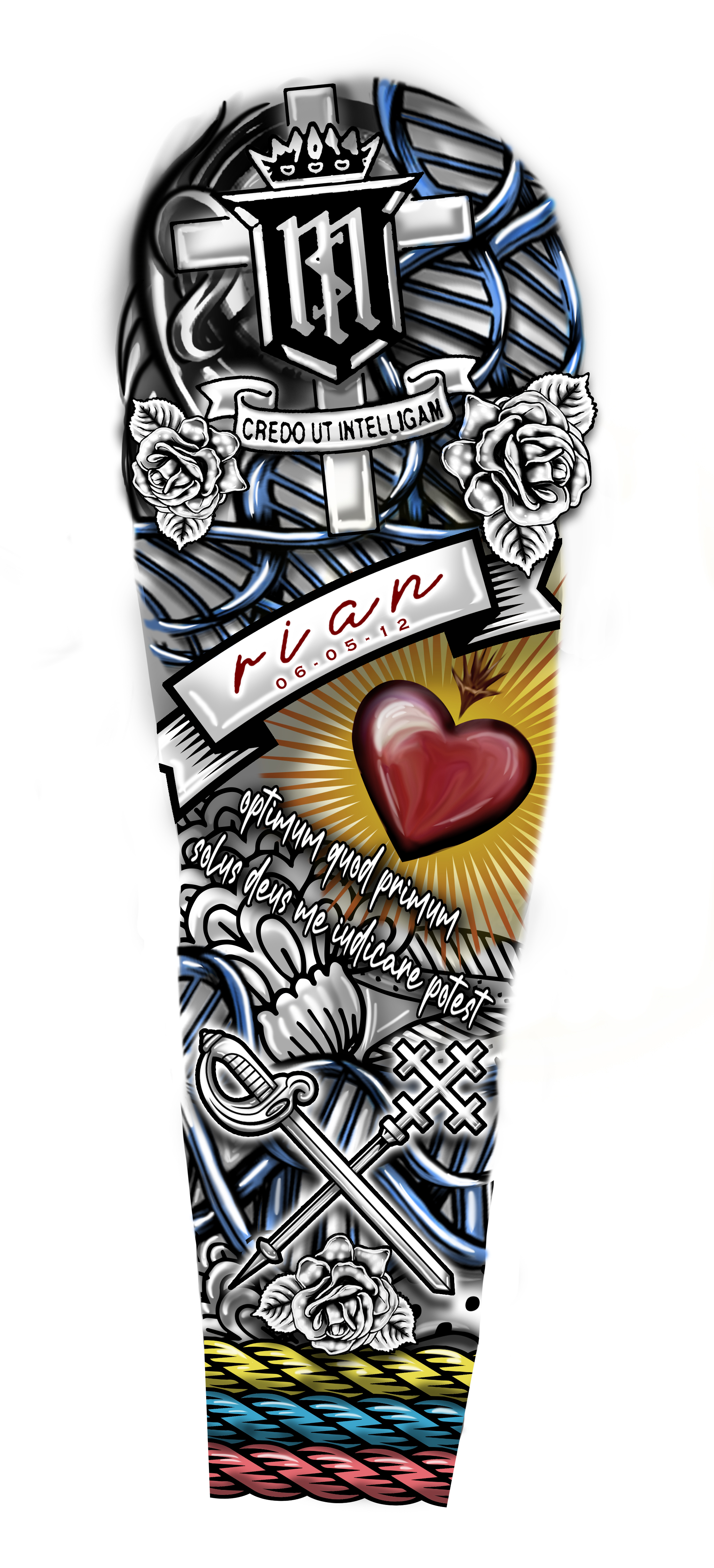 Tattoo Design by John Mark Arts for this project | Design #31231469