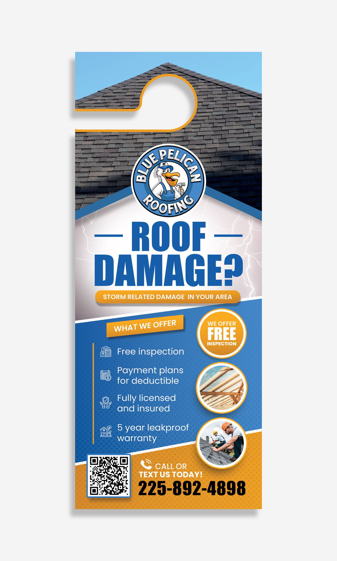 Diseño de Flyer por Squada Designs para Morrow Builders LLC | Diseño #31240404