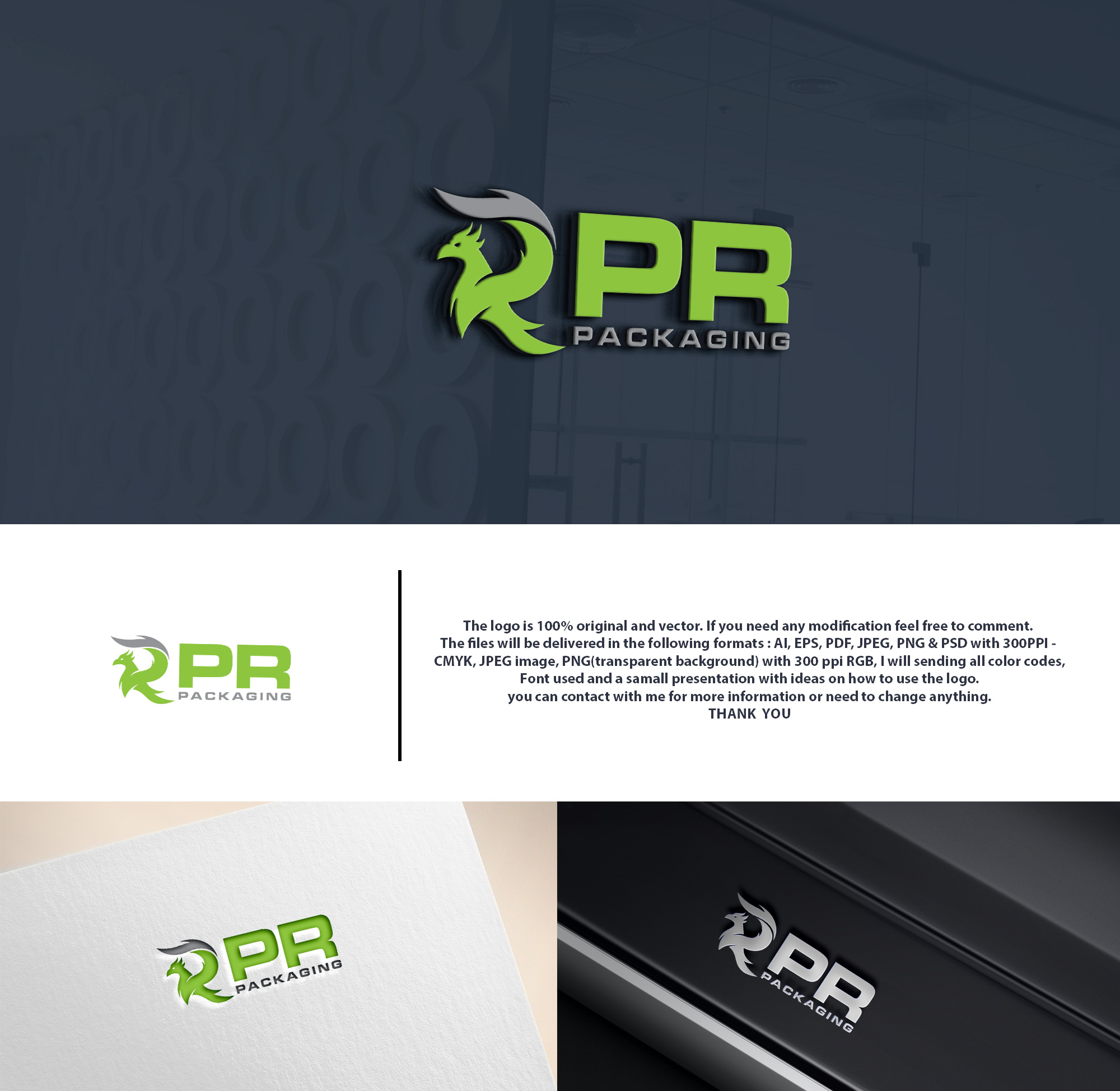 Diseño de Logo por DesignHour para PR Packaging | Diseño #31256497