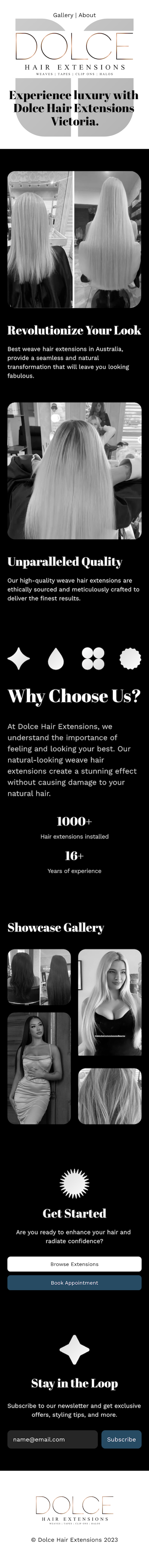 Diseño Web por degimakers para Dolce Extensions International  | Diseño #31244028