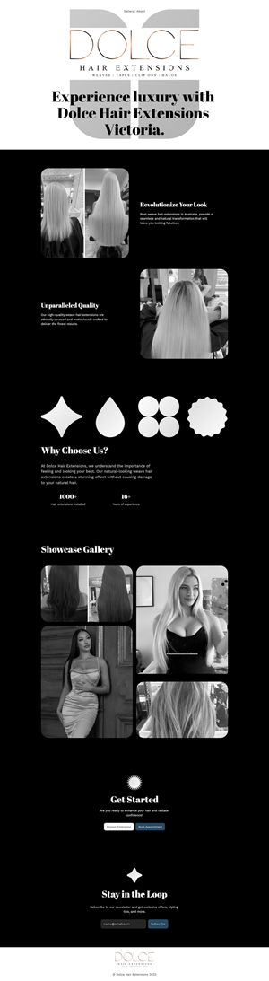 Diseño Web por degimakers para Dolce Extensions International  | Diseño: #31244029