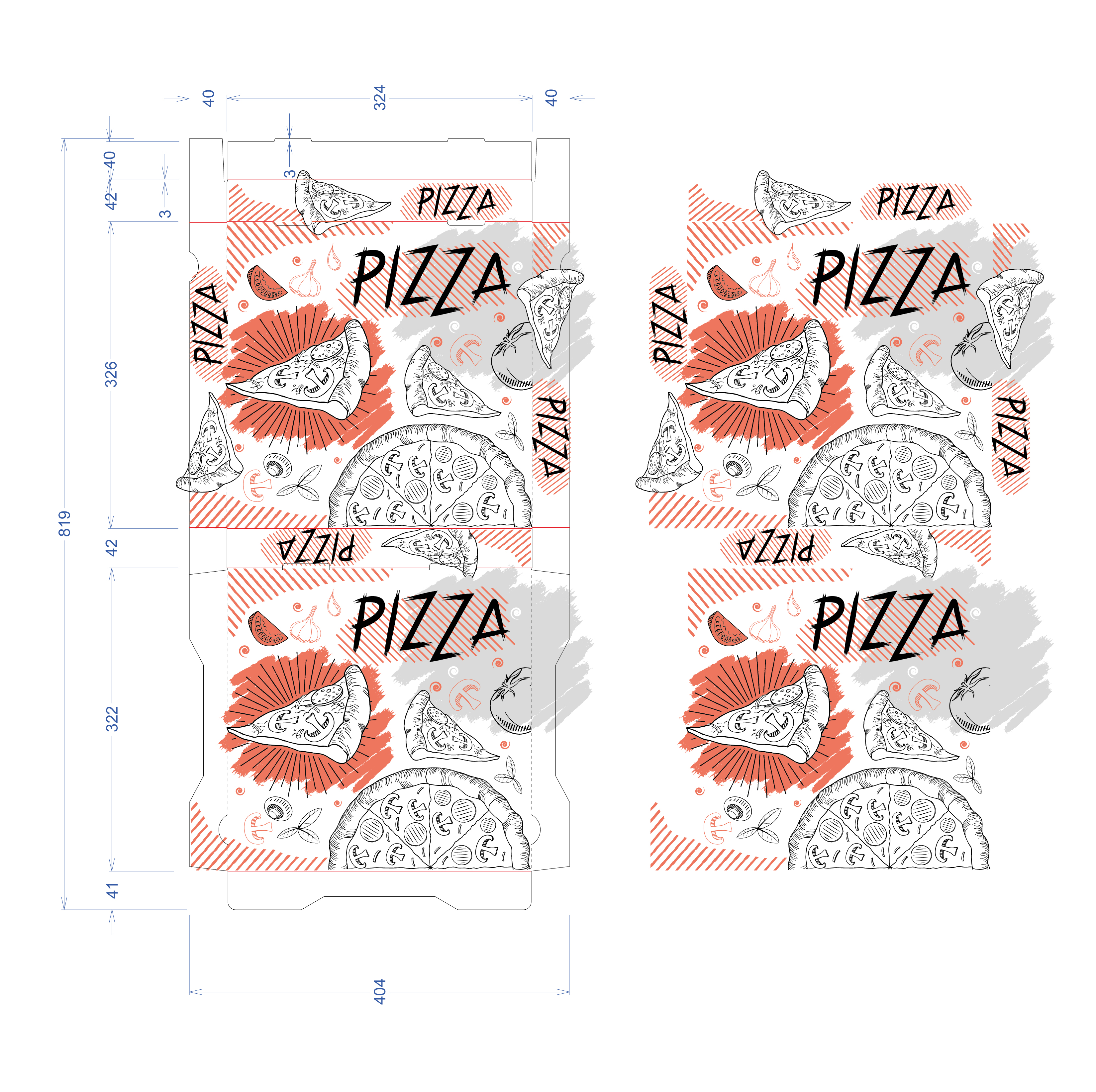 Packaging Design by Jose Lopez ( Verified Pro Designer ) for Delicious Network AG | Design #31487434