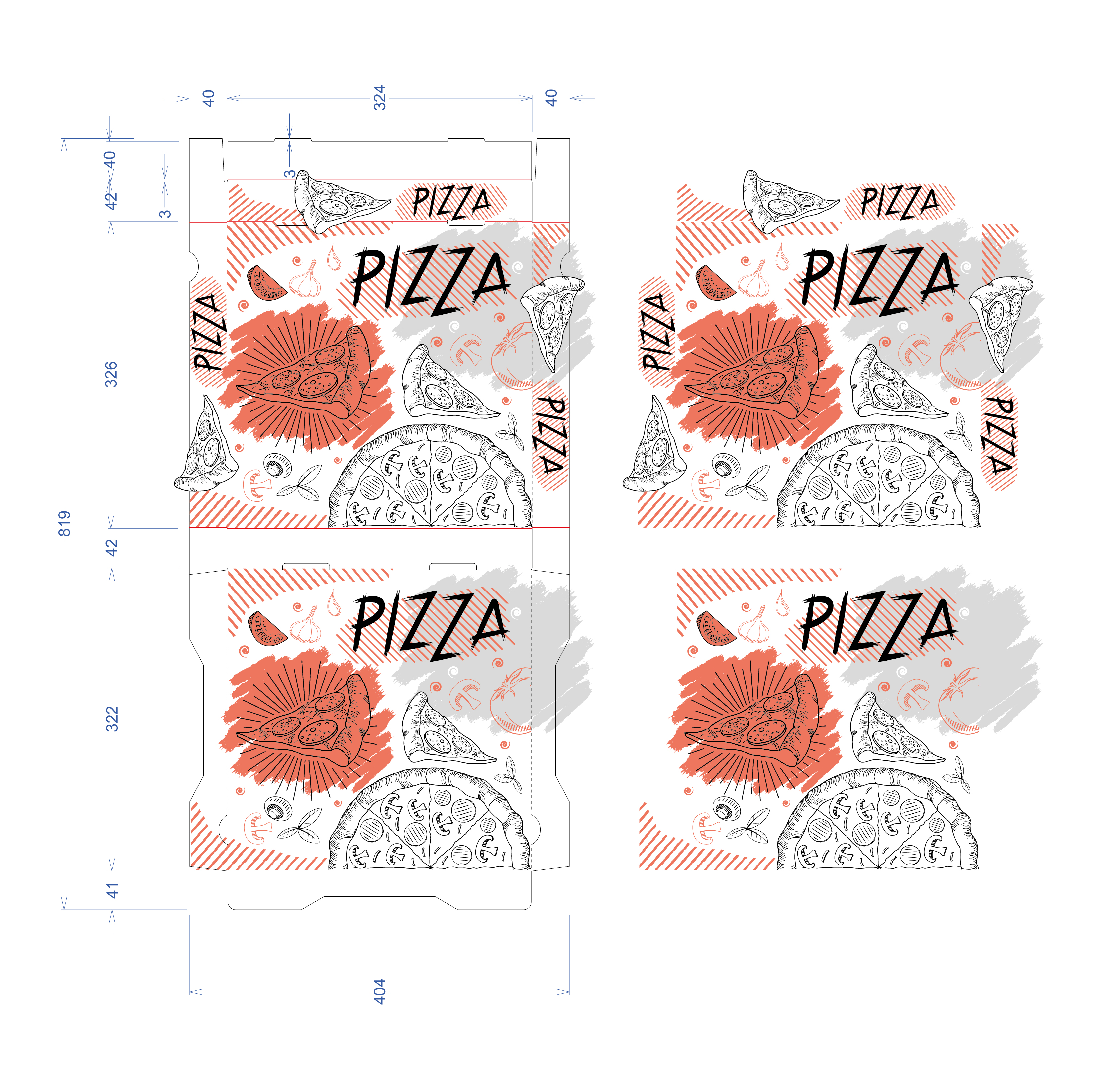 Packaging Design by Jose Lopez ( Verified Pro Designer ) for Delicious Network AG | Design #31487729