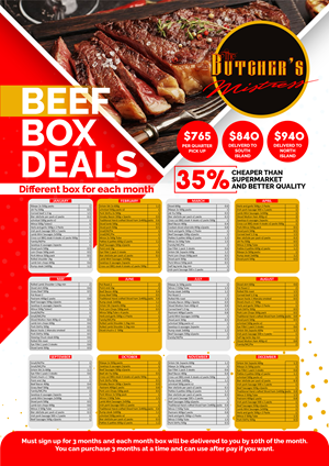 Design de Flyer par Mayuracww pour The Butchers Mistress 2021 Ltd  | Design #31227729