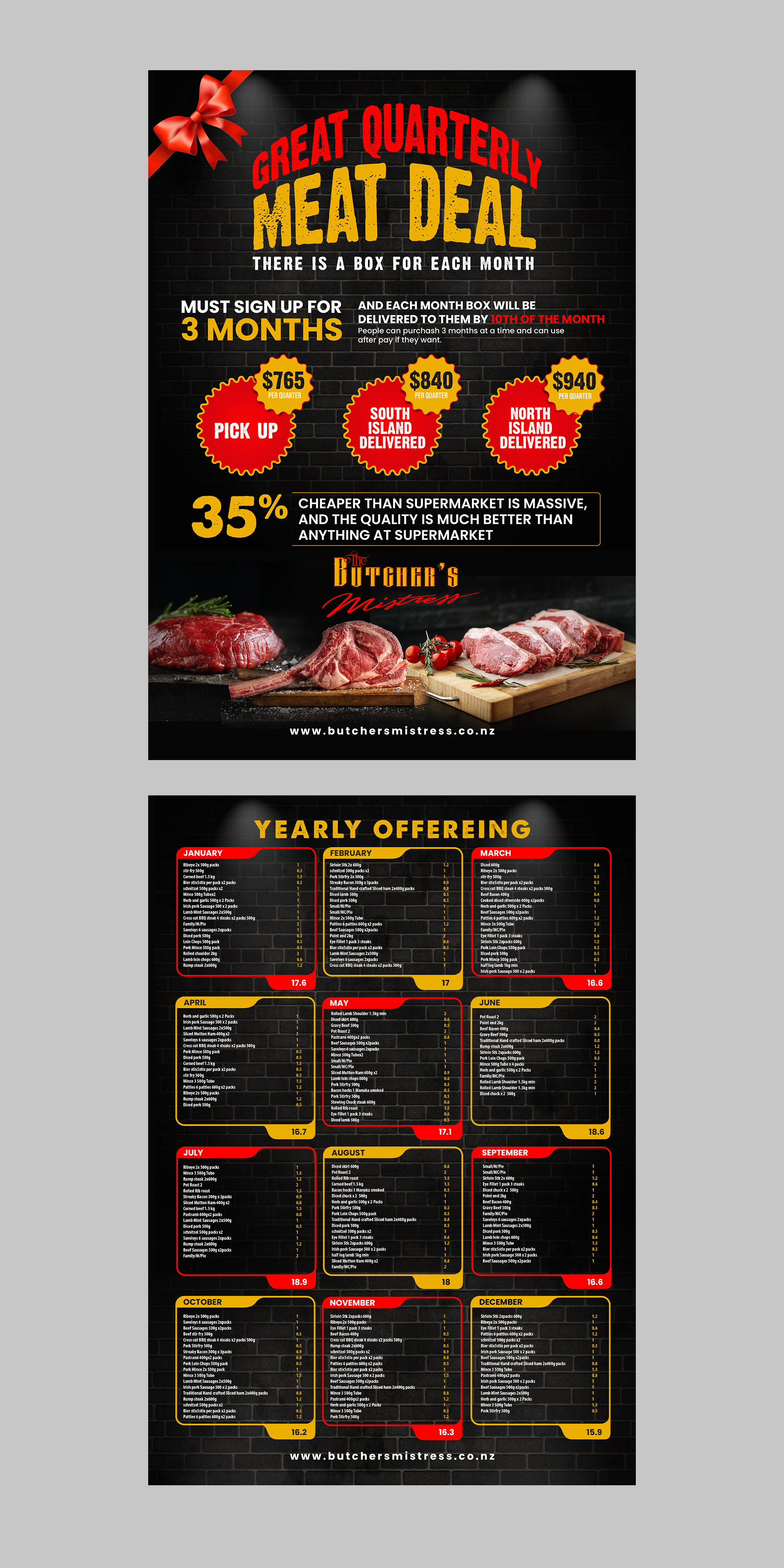 Diseño de Flyer por debdesign para The Butchers Mistress 2021 Ltd  | Diseño #31234228