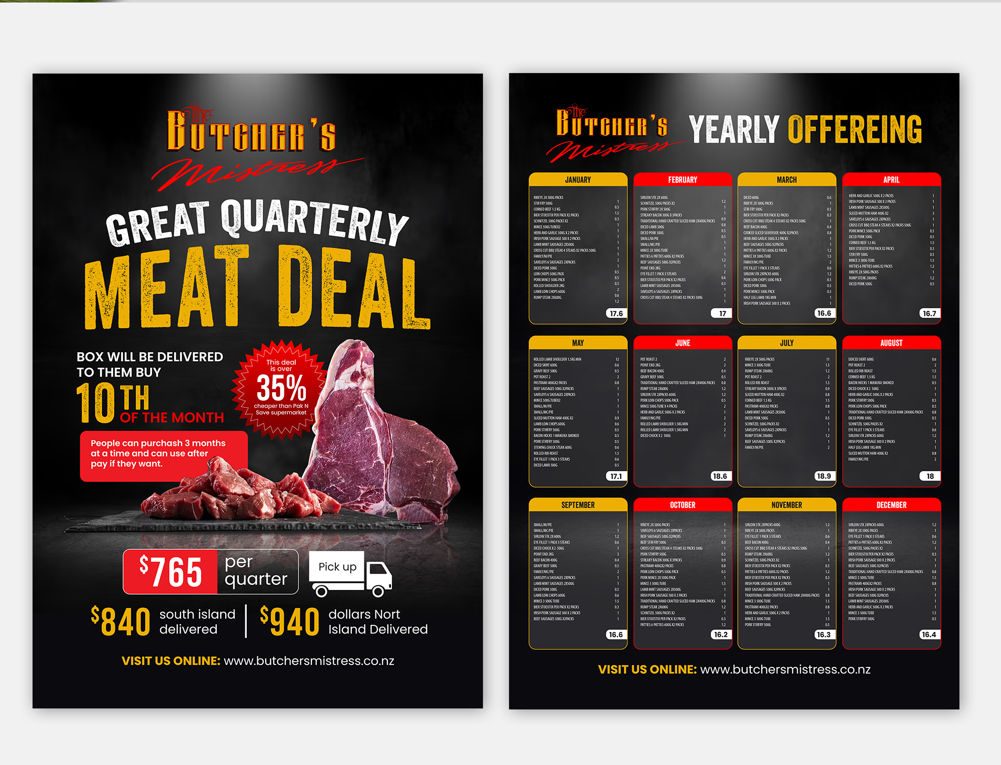 Diseño de Flyer por debdesign para The Butchers Mistress 2021 Ltd  | Diseño #31234336