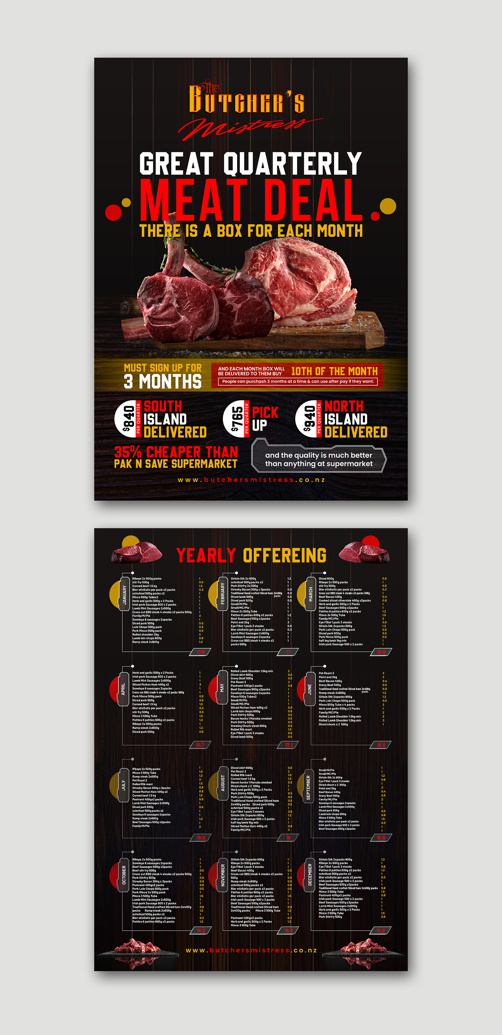 Diseño de Flyer por debdesign para The Butchers Mistress 2021 Ltd  | Diseño #31236221