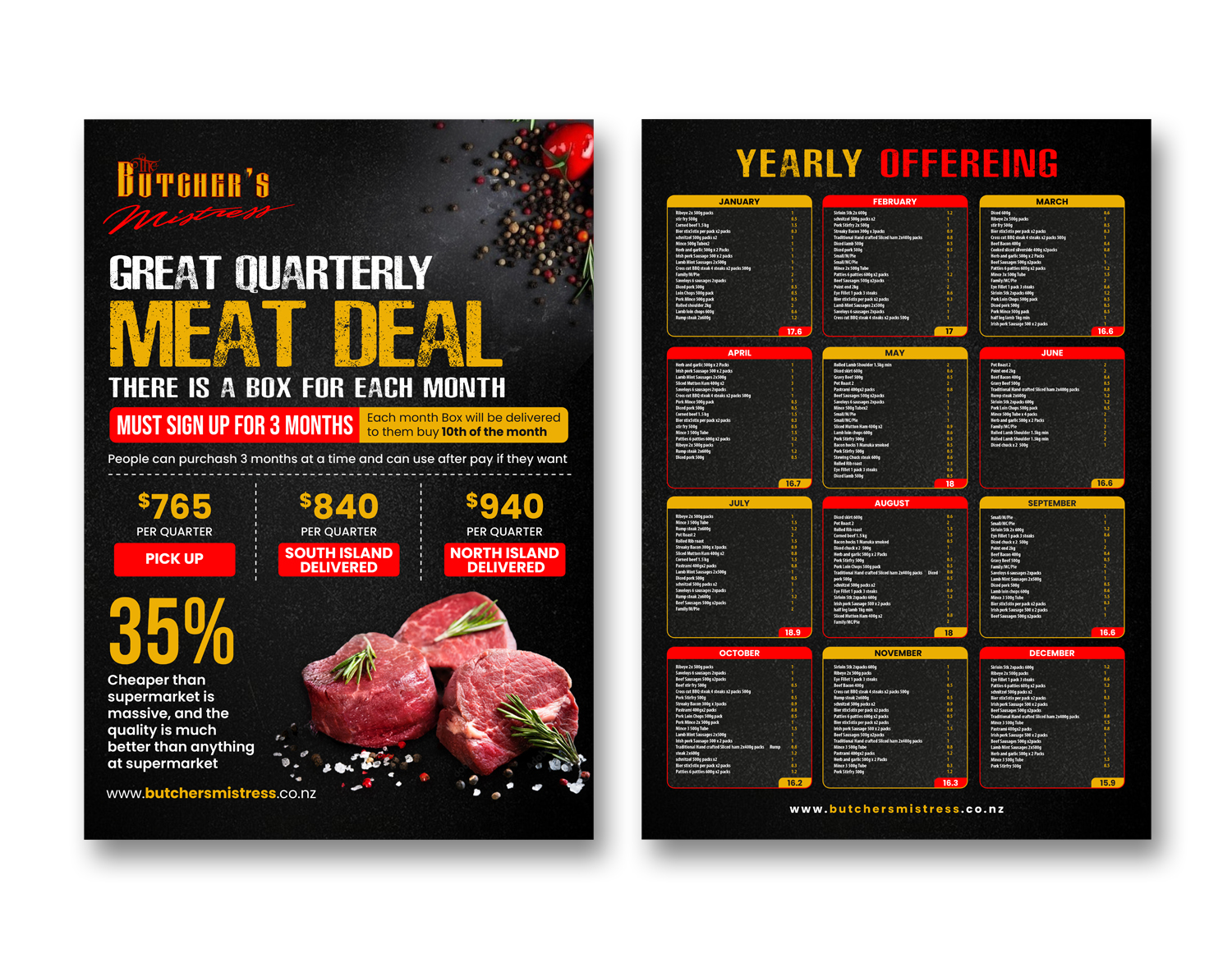 Diseño de Flyer por debdesign para The Butchers Mistress 2021 Ltd  | Diseño #31237855