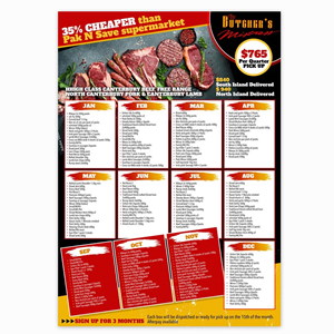 Design de Flyer par DA. pour The Butchers Mistress 2021 Ltd  | Design : #31246528