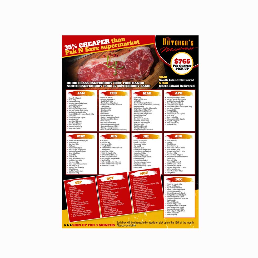 Diseño de Flyer por DA. para The Butchers Mistress 2021 Ltd  | Diseño #31246986