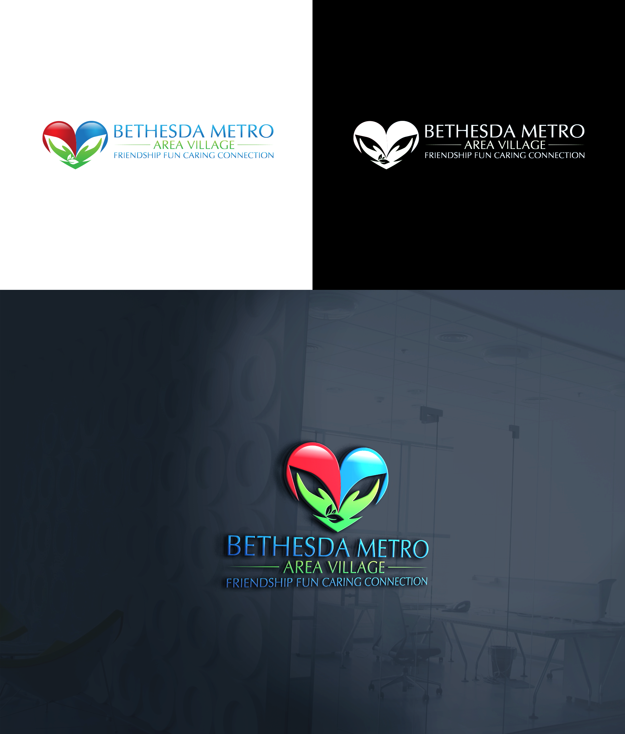 Logo Design by RA-bica for Bethesda Metro Area Village | Design #31254875