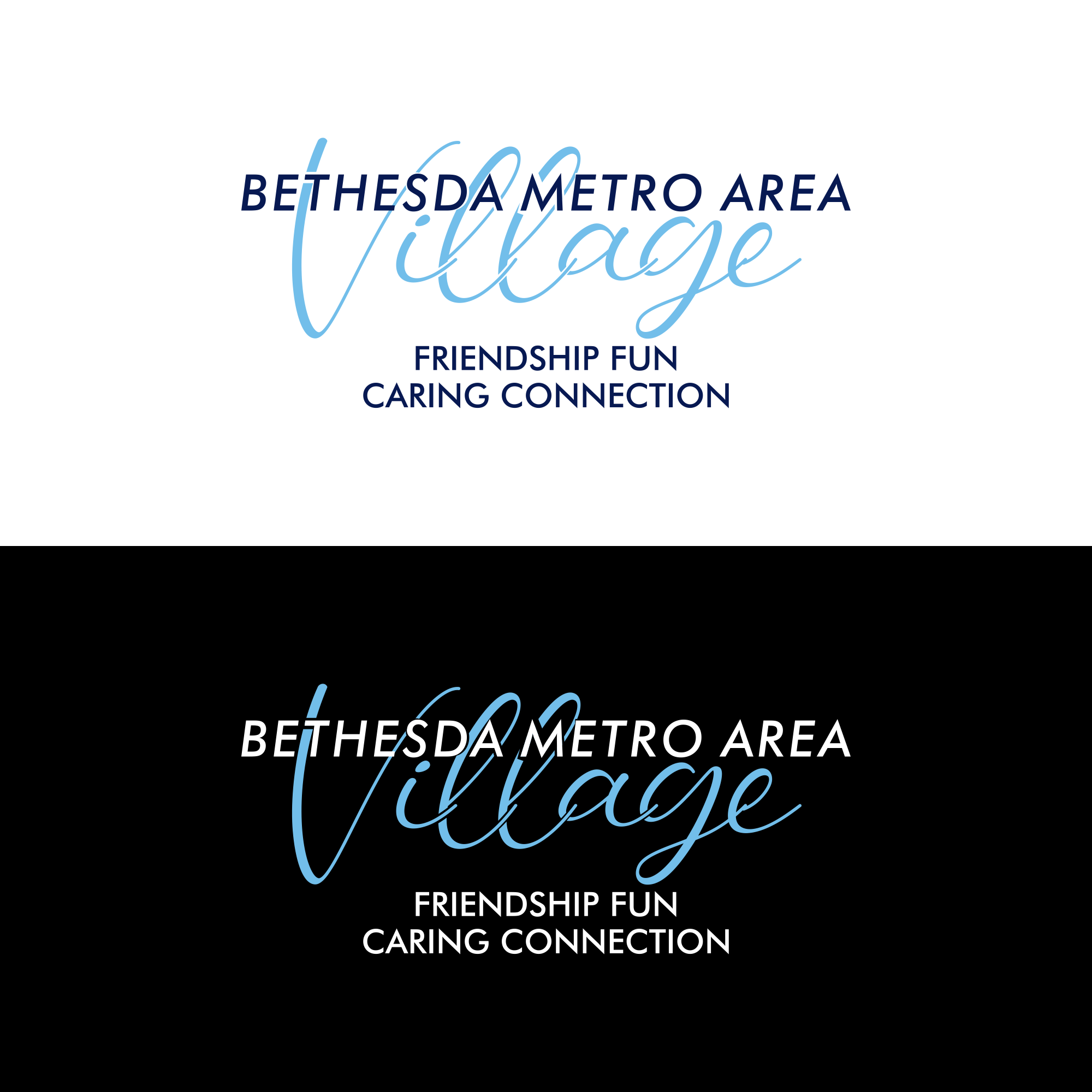 Logo-Design von initials_MAN für Bethesda Metro Area Village | Design #31302582