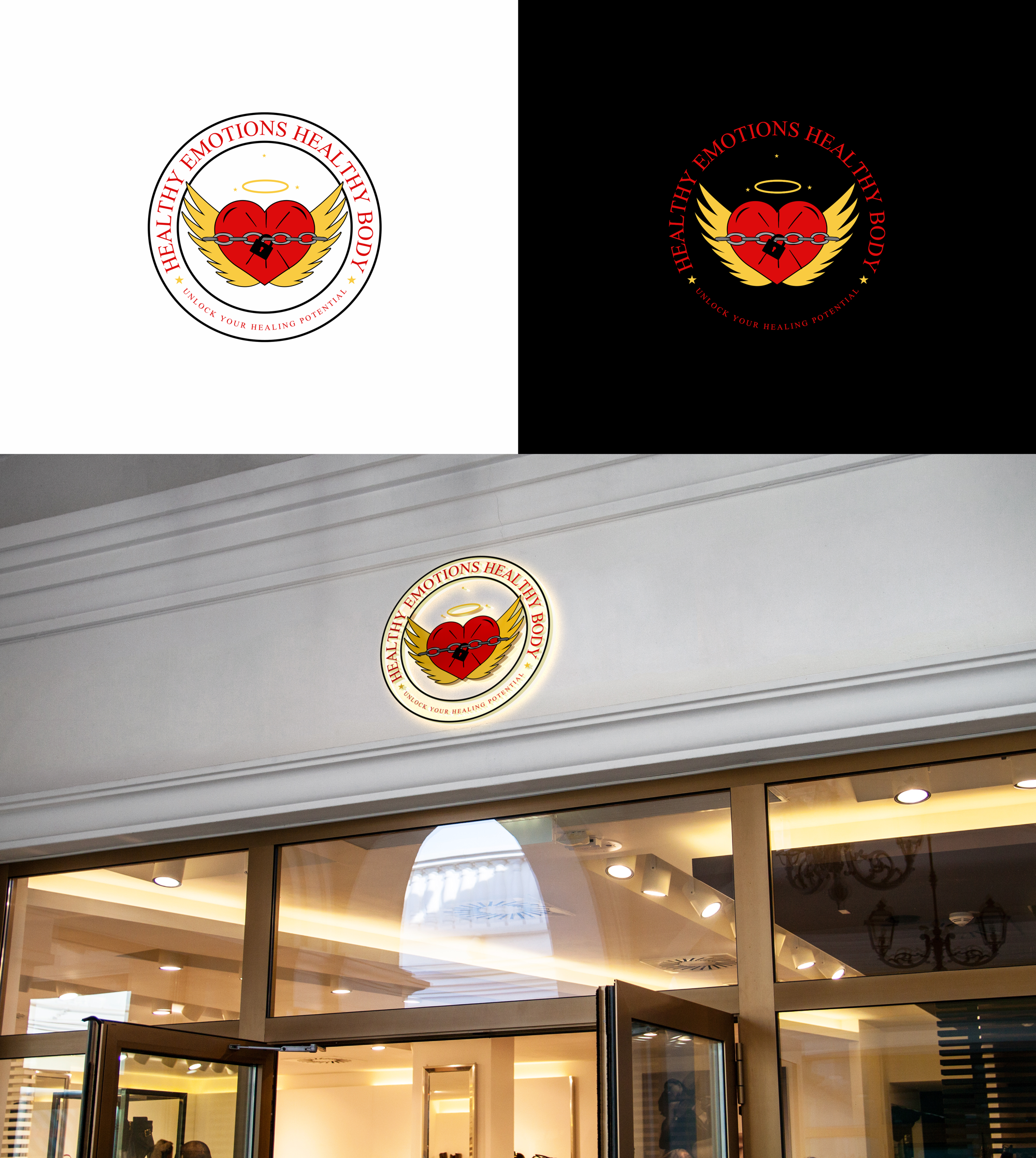 Diseño de Logo por RA-bica para Healthy Emotions Healthy Body | Diseño #31247928