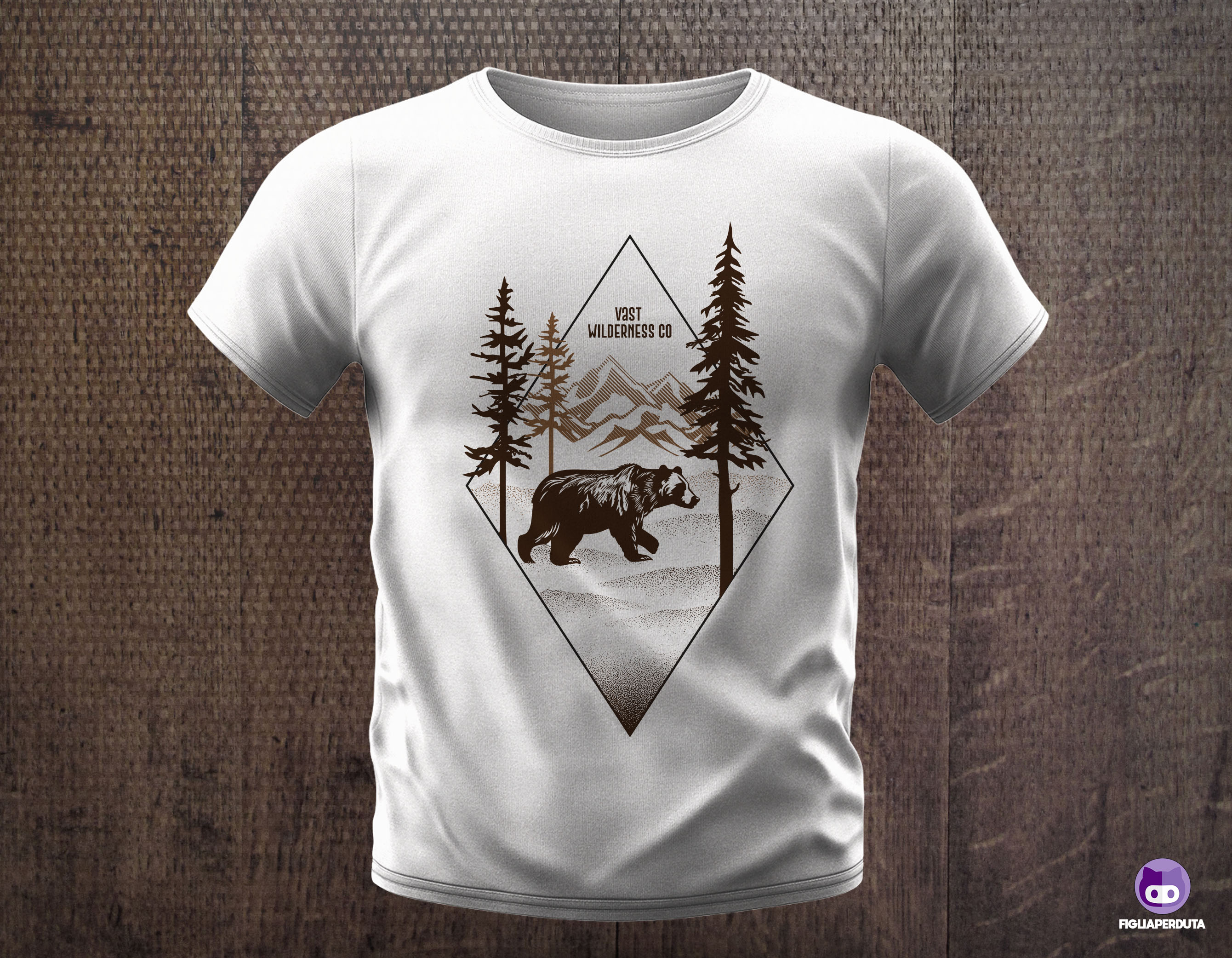 T-shirt Design by FigliaPerduta for Vast Wilderness Co.  | Design #31241272
