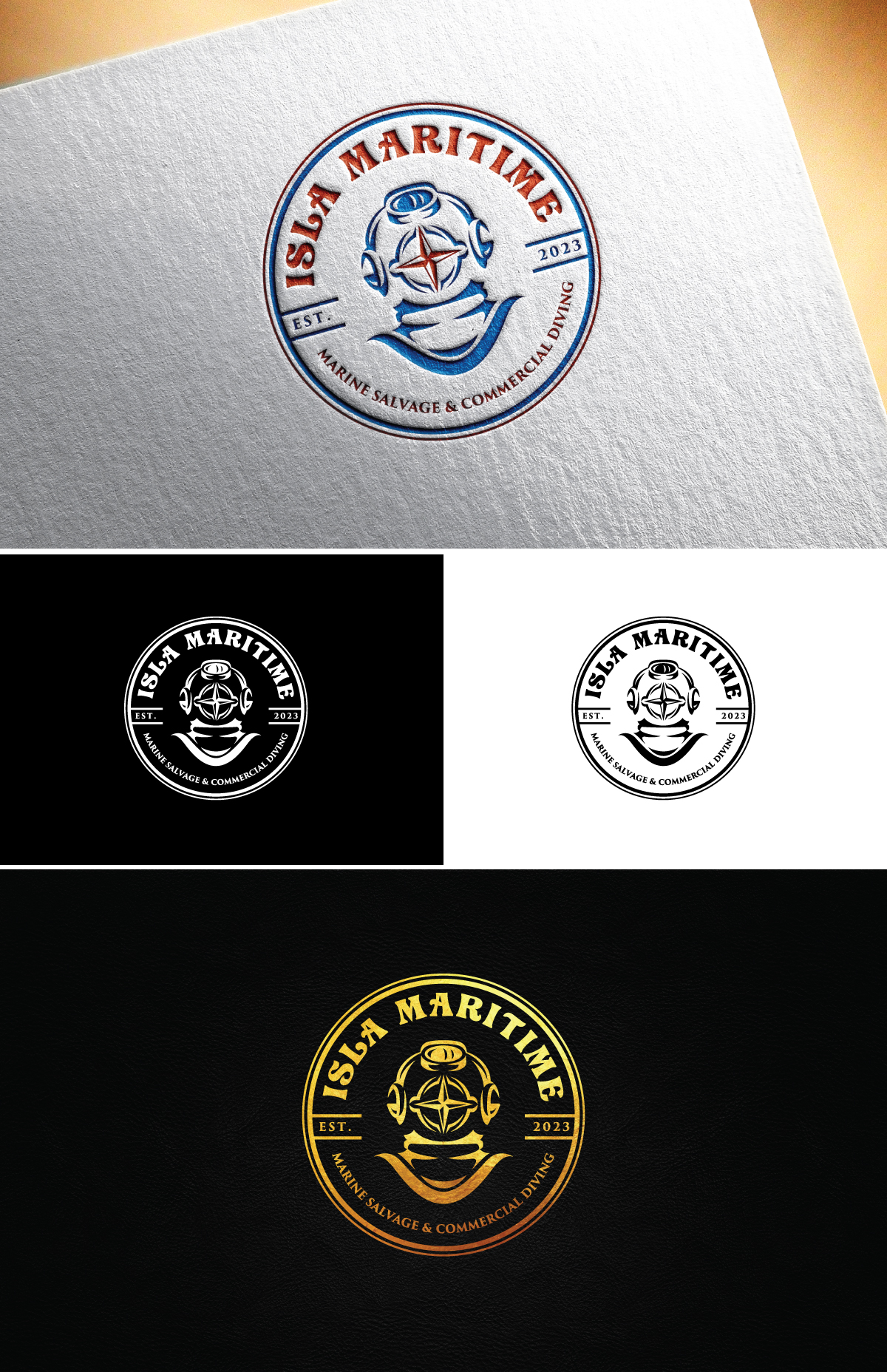 Logo Design by Logo Stock for Isla Maritime | Design #31239372
