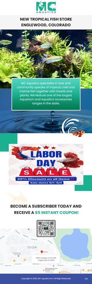 Email Marketing Design by pb for MC Aquatics | Design: #31241026