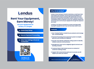 Design de Flyer par Yash4 pour Lendus Ltd.  | Design #31238478