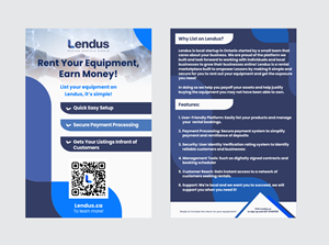 Flyer Design by Yash4 for Lendus Ltd.  | Design: #31238520