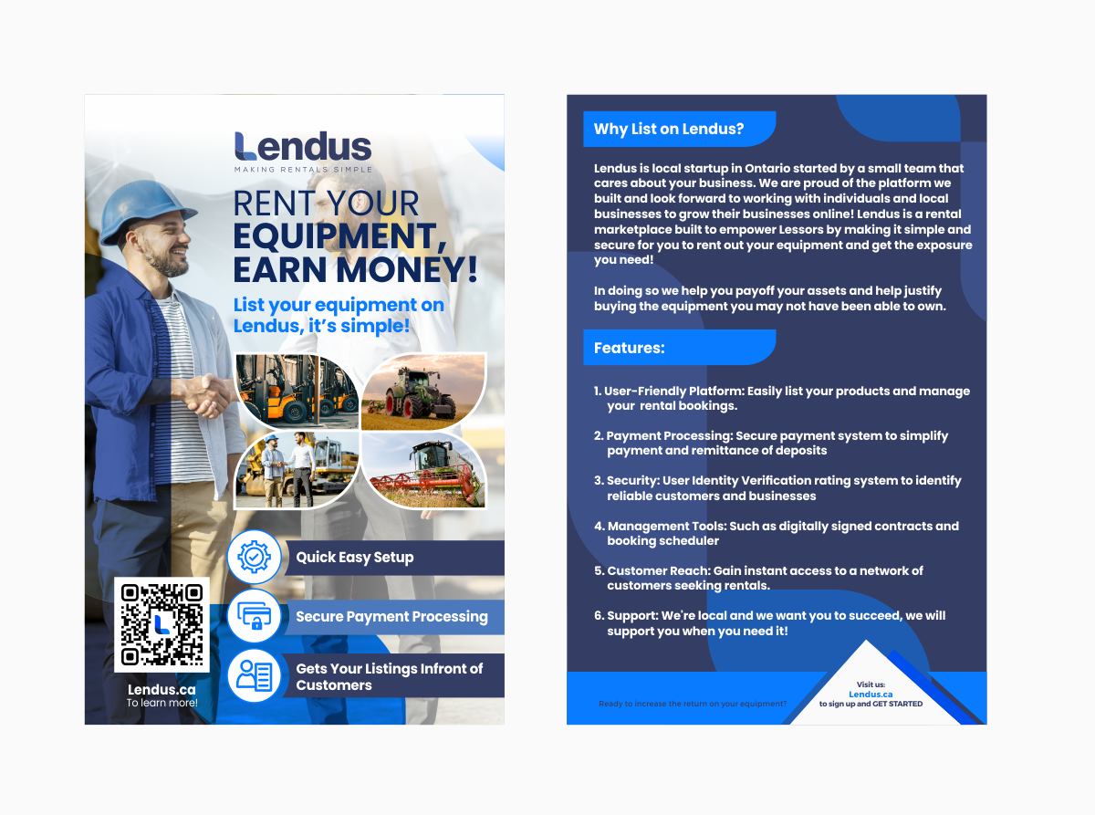 Flyer Design by Yash4 for Lendus Ltd.  | Design #31239702