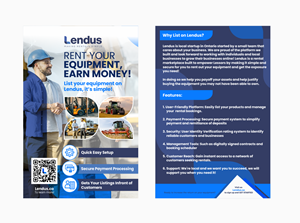 Flyer Design by Yash4 for Lendus Ltd.  | Design: #31239702