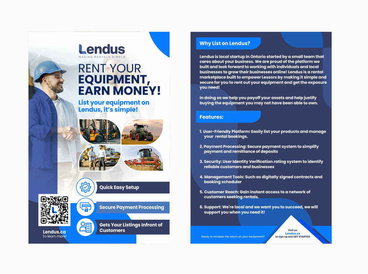 Flyer Design by Yash4 for Lendus Ltd.  | Design #31239733