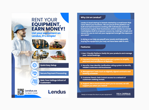 Flyer Design by Yash4 for Lendus Ltd.  | Design: #31242183