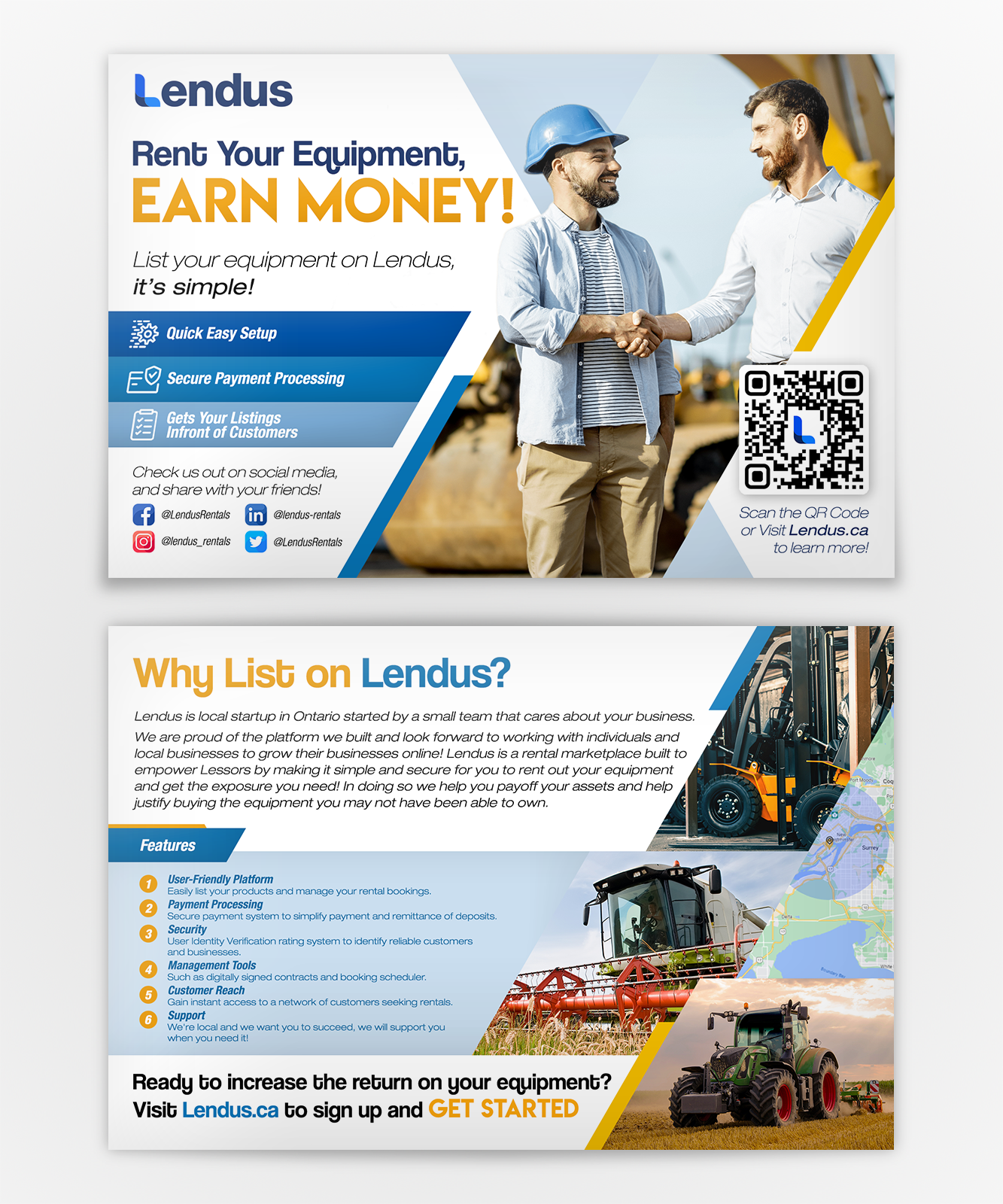 Flyer Design by Choke053 for Lendus Ltd.  | Design #31275736