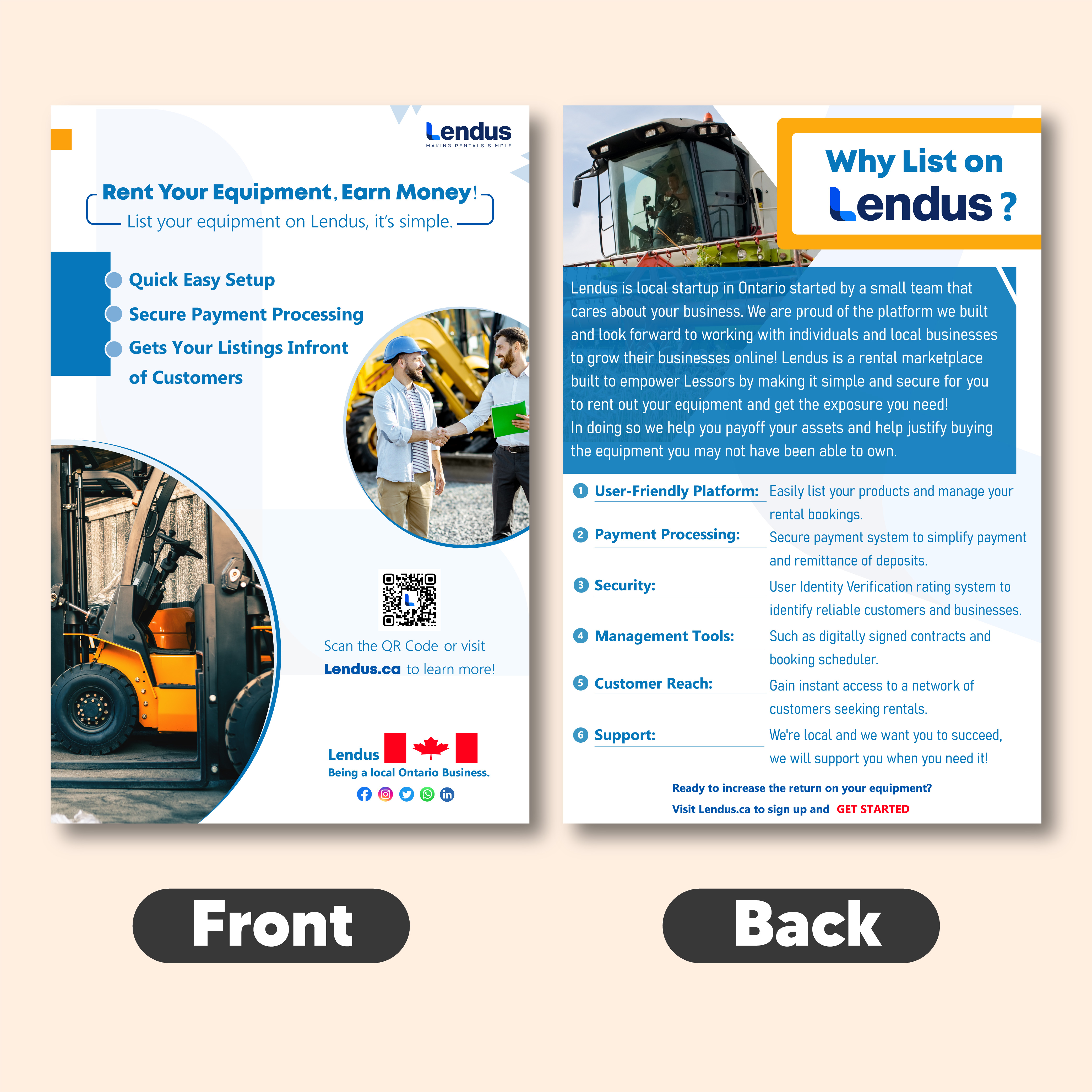 Flyer-Design von Rifu Graphics für Lendus Ltd.  | Design #31272799