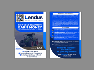 Flyer Design by Brand aid for Lendus Ltd.  | Design: #31269366