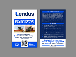 Flyer Design by chandrayaan.creative for Lendus Ltd.  | Design: #31268482