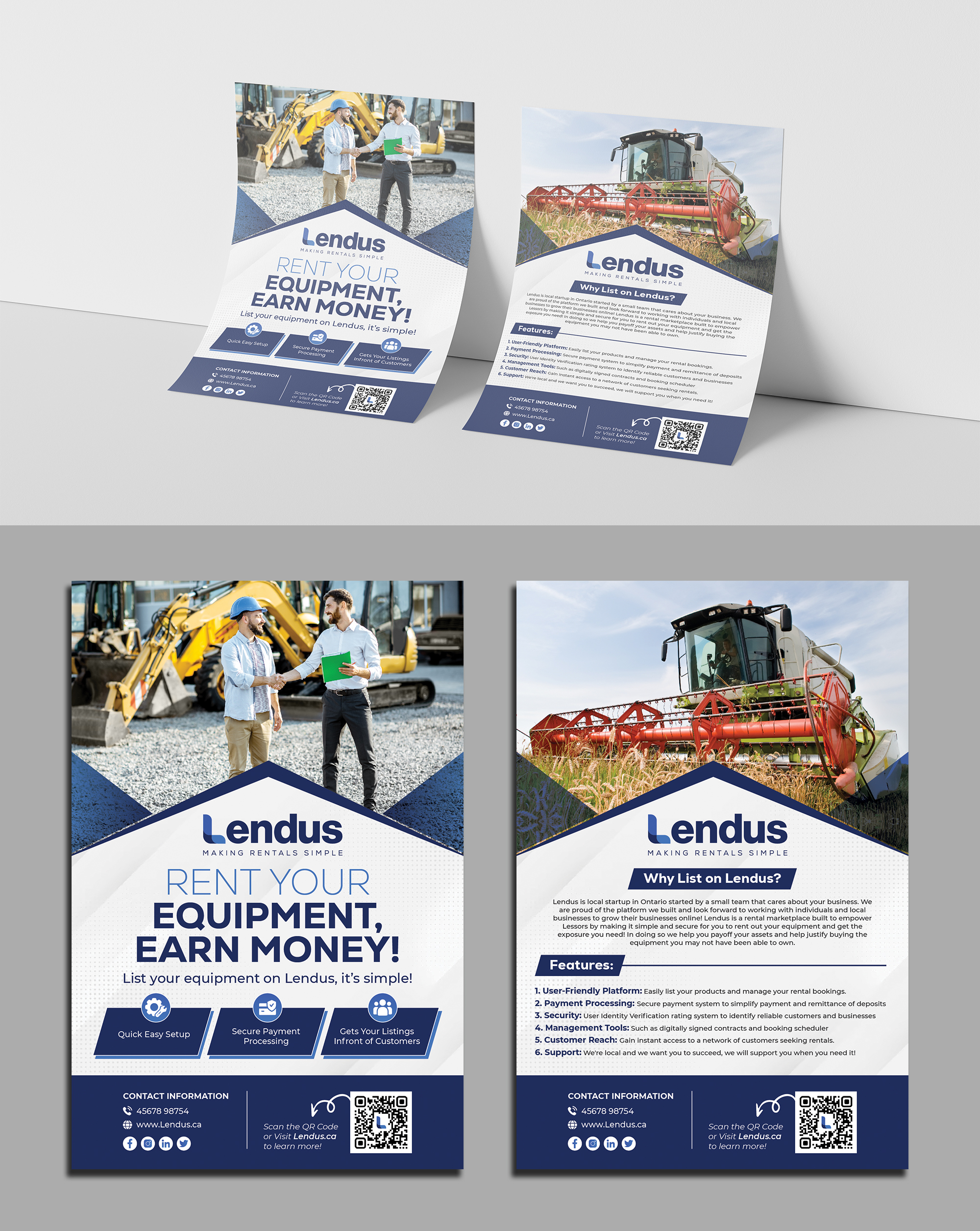 Flyer-Design von ecorokerz für Lendus Ltd.  | Design #31248347