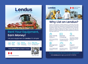 Flyer Design by saurov for Lendus Ltd.  | Design: #31243078