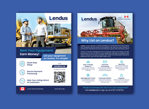 Flyer Design by saurov for Lendus Ltd.  | Design: #31243859