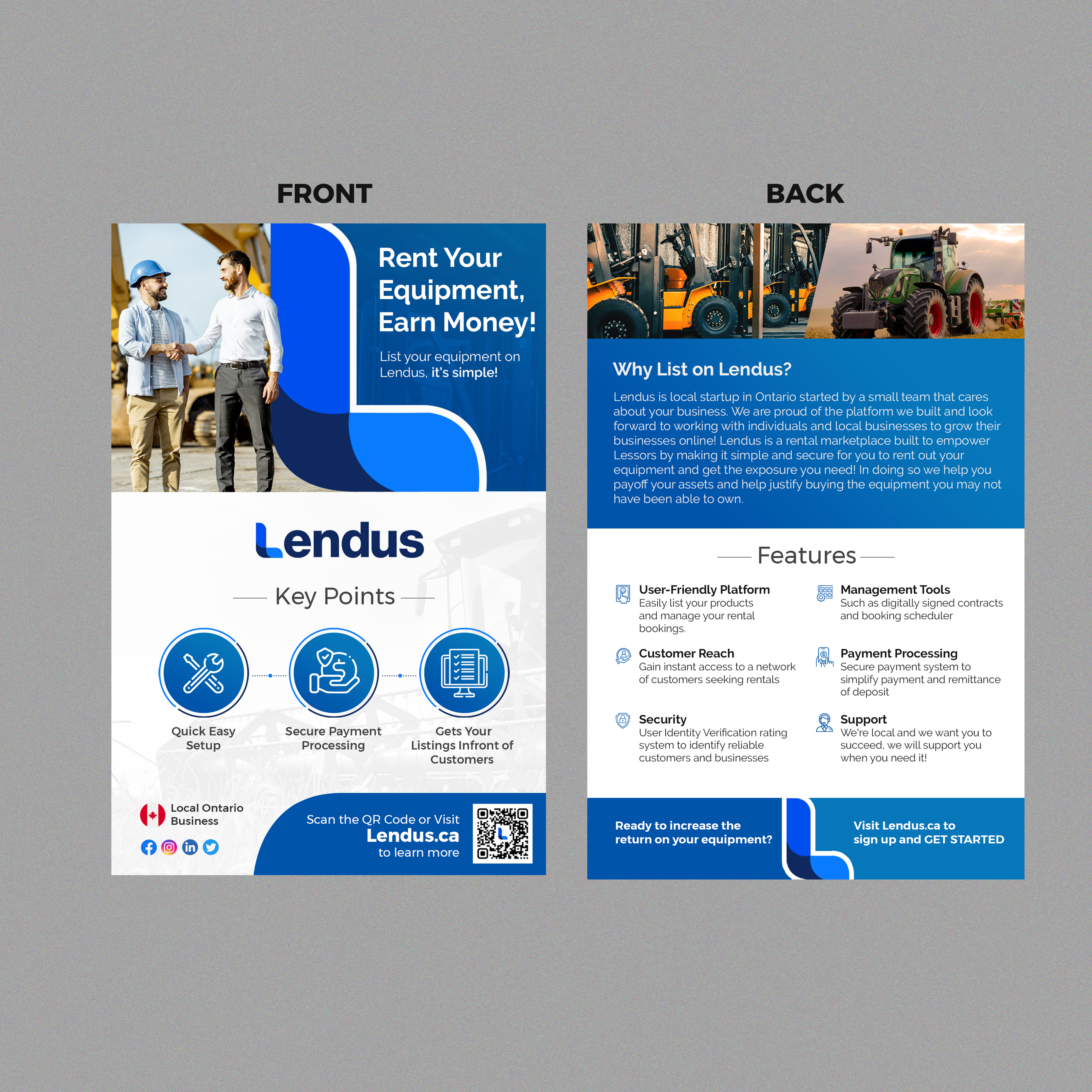 Flyer Design by Stan$oul for Lendus Ltd.  | Design #31237777