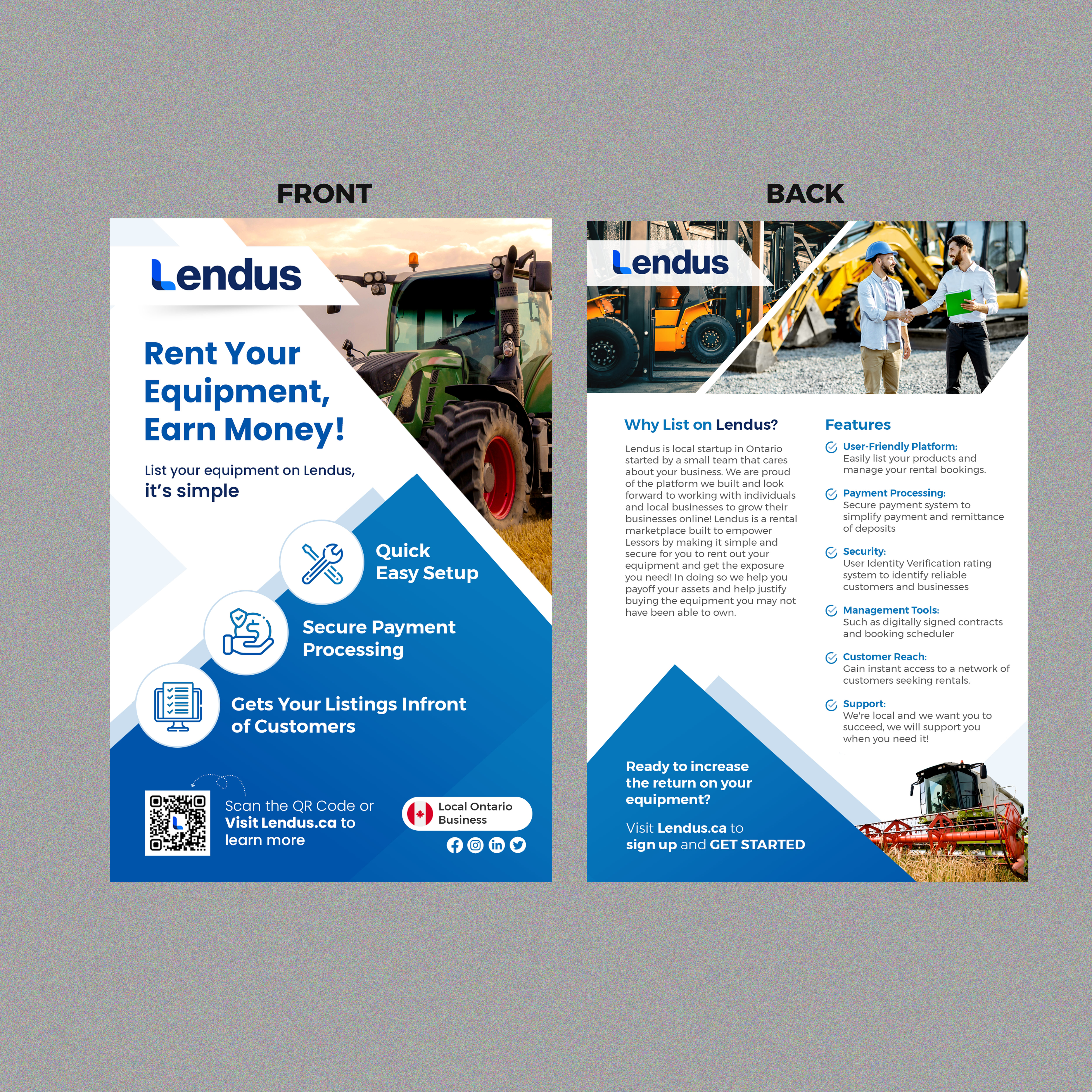 Flyer Design by Stan$oul for Lendus Ltd.  | Design #31237975