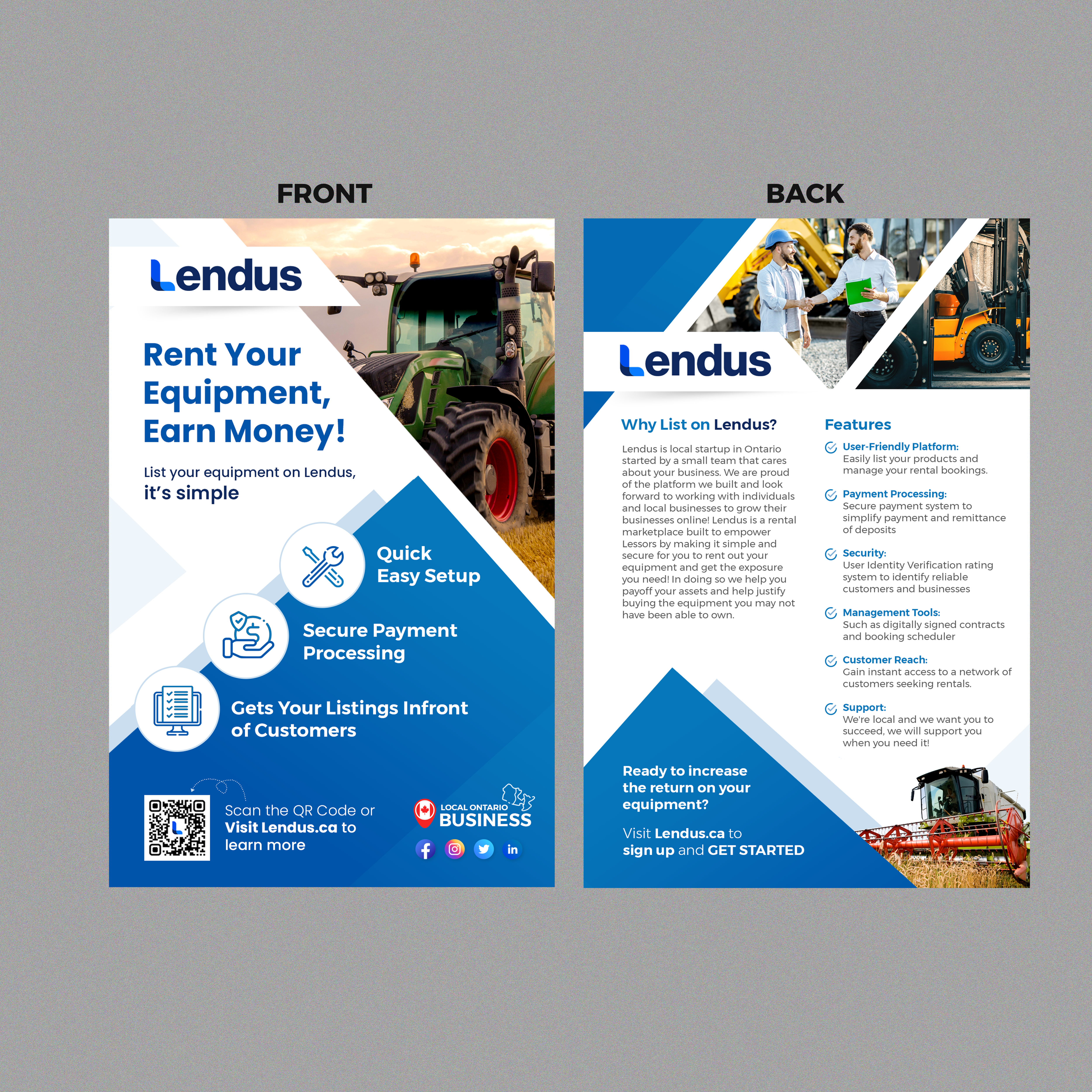 Flyer Design by Stan$oul for Lendus Ltd.  | Design #31254364
