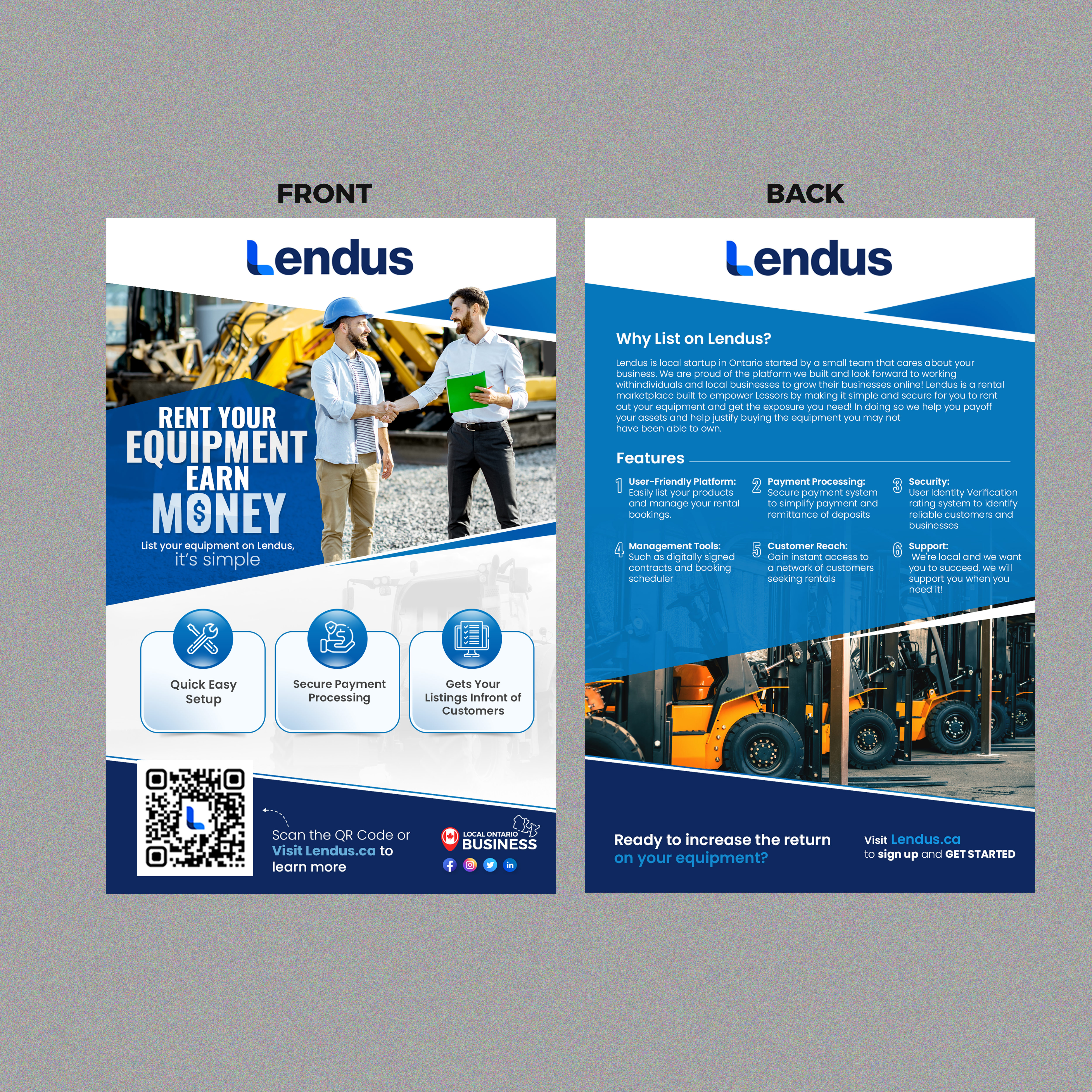 Flyer Design by Stan$oul for Lendus Ltd.  | Design #31267248