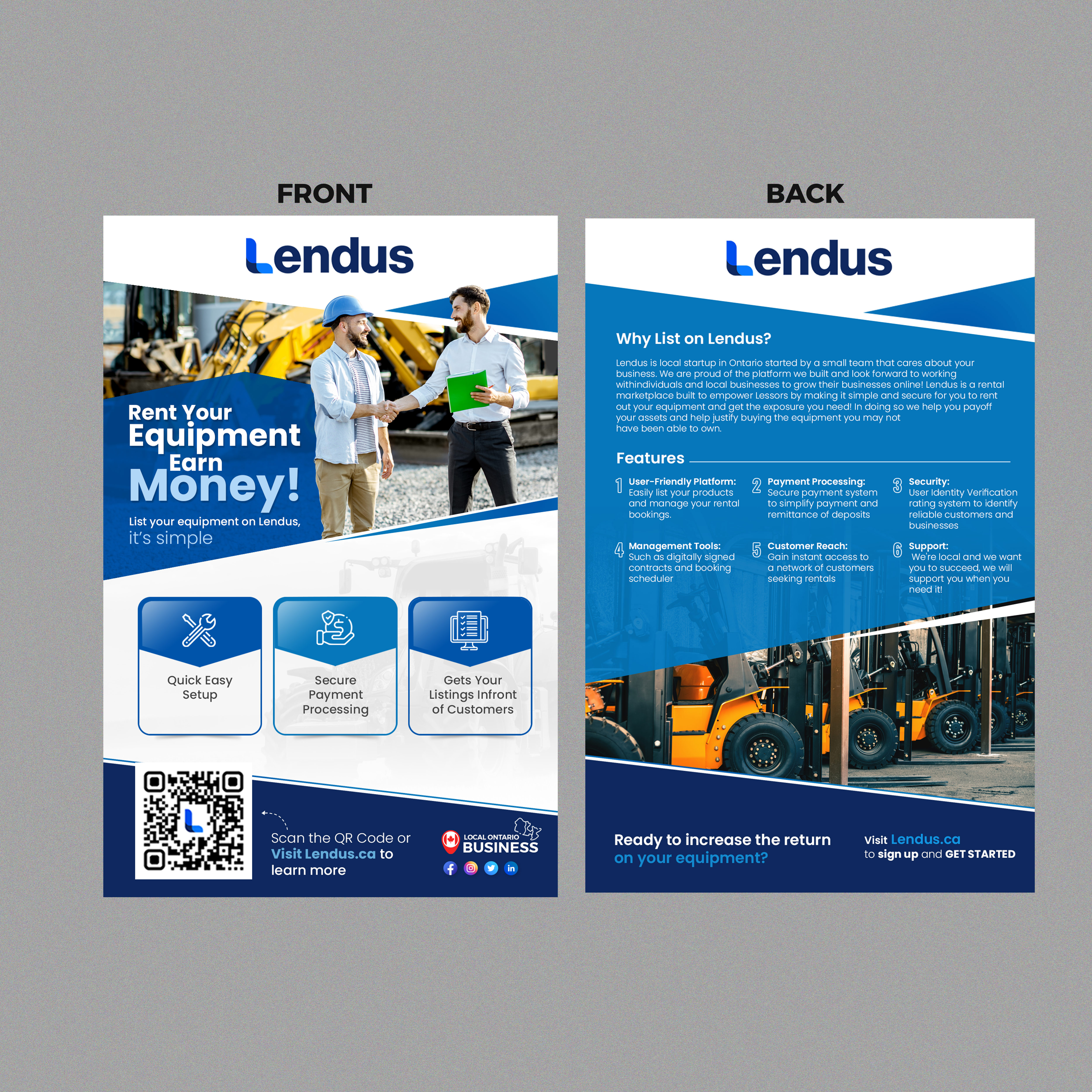 Flyer Design by Stan$oul for Lendus Ltd.  | Design #31275238
