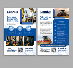 Flyer Design by Dzhafir for Lendus Ltd.  | Design: #31249690