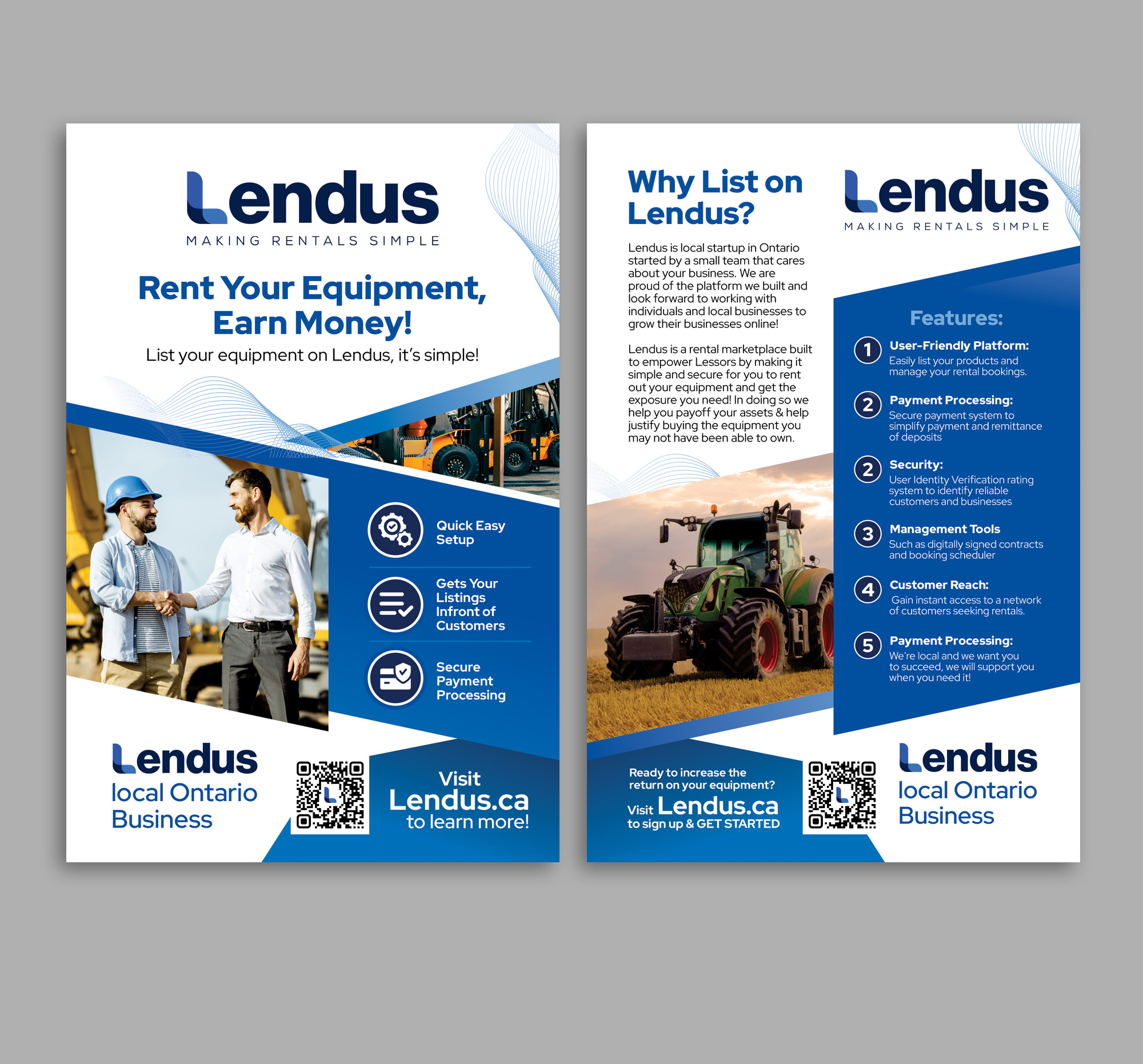 Flyer Design by Dzhafir for Lendus Ltd.  | Design #31249691