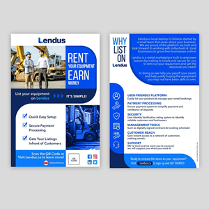Flyer Design by DA. for Lendus Ltd.  | Design: #31253125