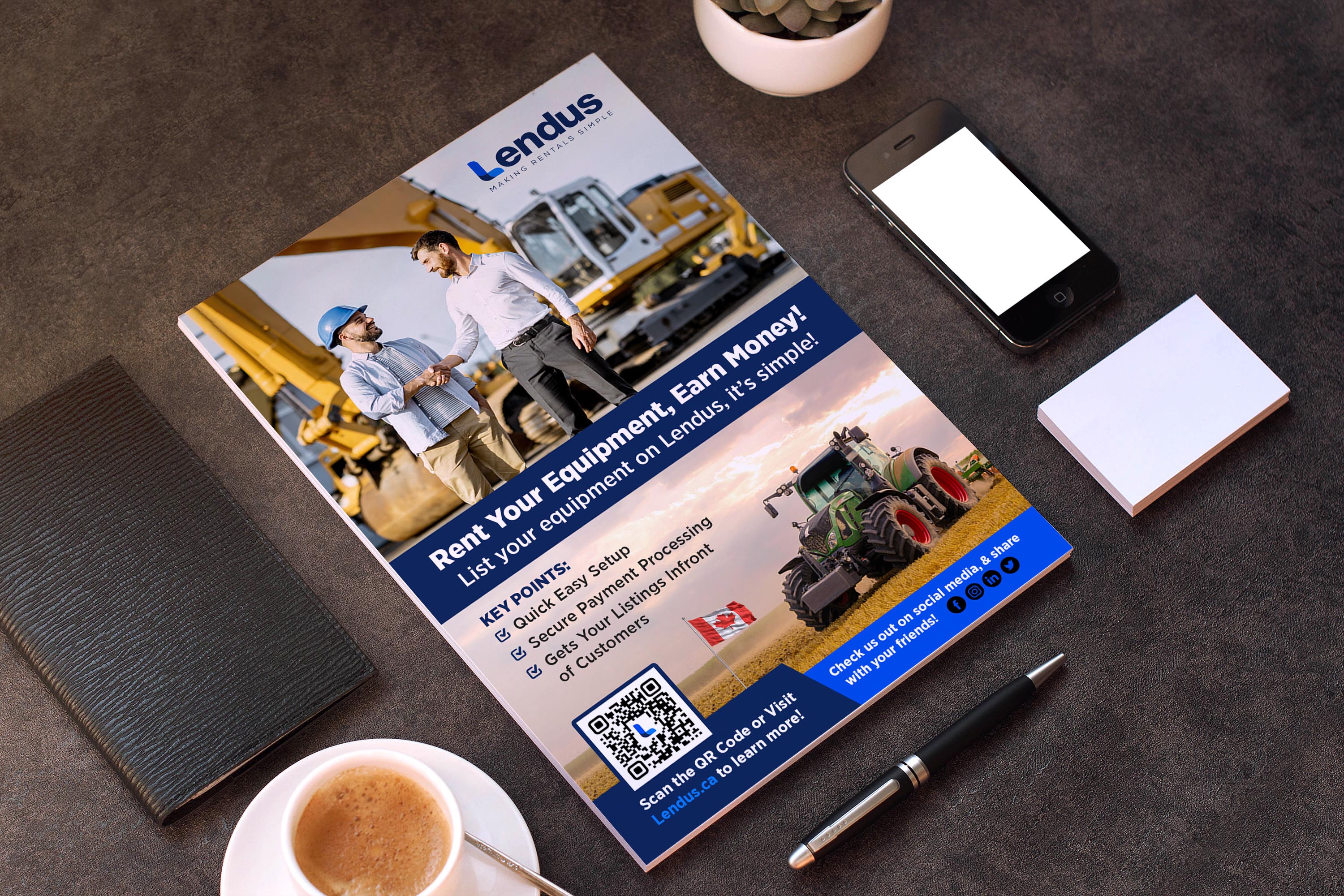 Flyer Design by GraphicsGuru for Lendus Ltd.  | Design #31249595